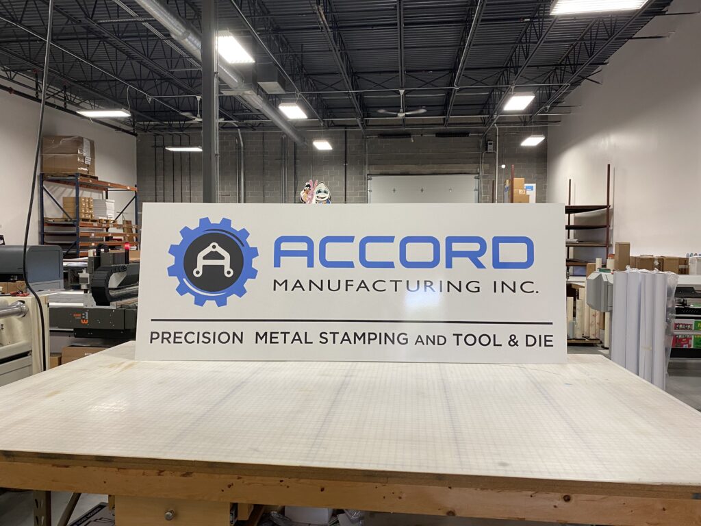 Accord Manufacturing Sign